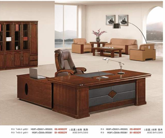 executive office desk with extension 1.6m