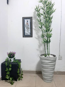MID Decorative Synthetic Flower Plant pot
