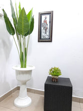 Load image into Gallery viewer, white decorative pot synthetic plant
