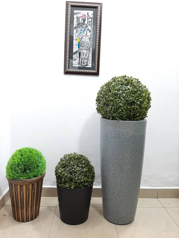 small decorative synthetic flower plant