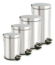 Load image into Gallery viewer, 5 Litres stainless steel pedal Waste Bin
