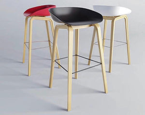 Plastic gold Bar stools
