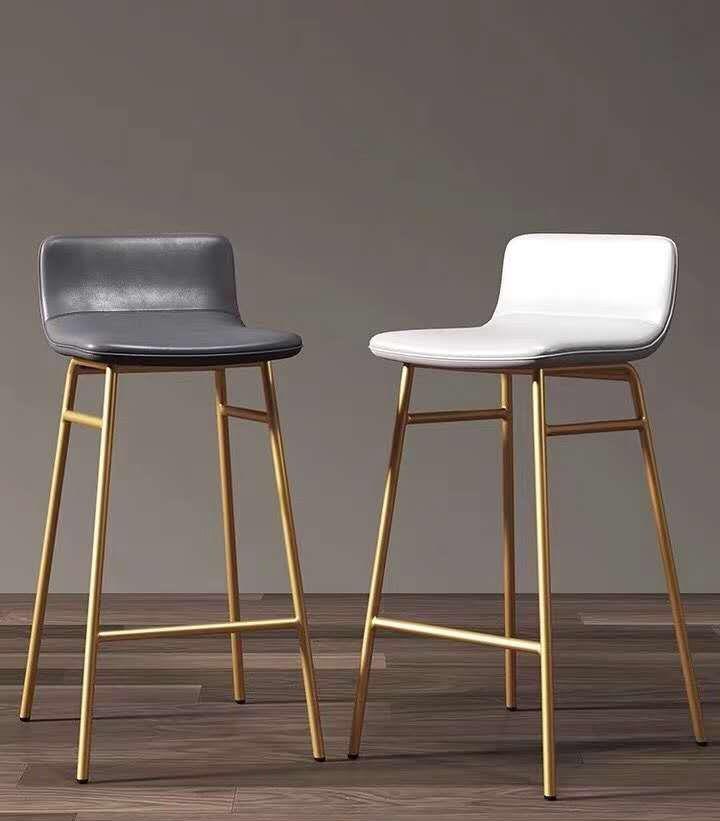 Fuji Gold White Bar Stools Gold White Bar Stool Lumisource Fuji