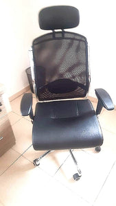leather meash adjustable arm executive office chair