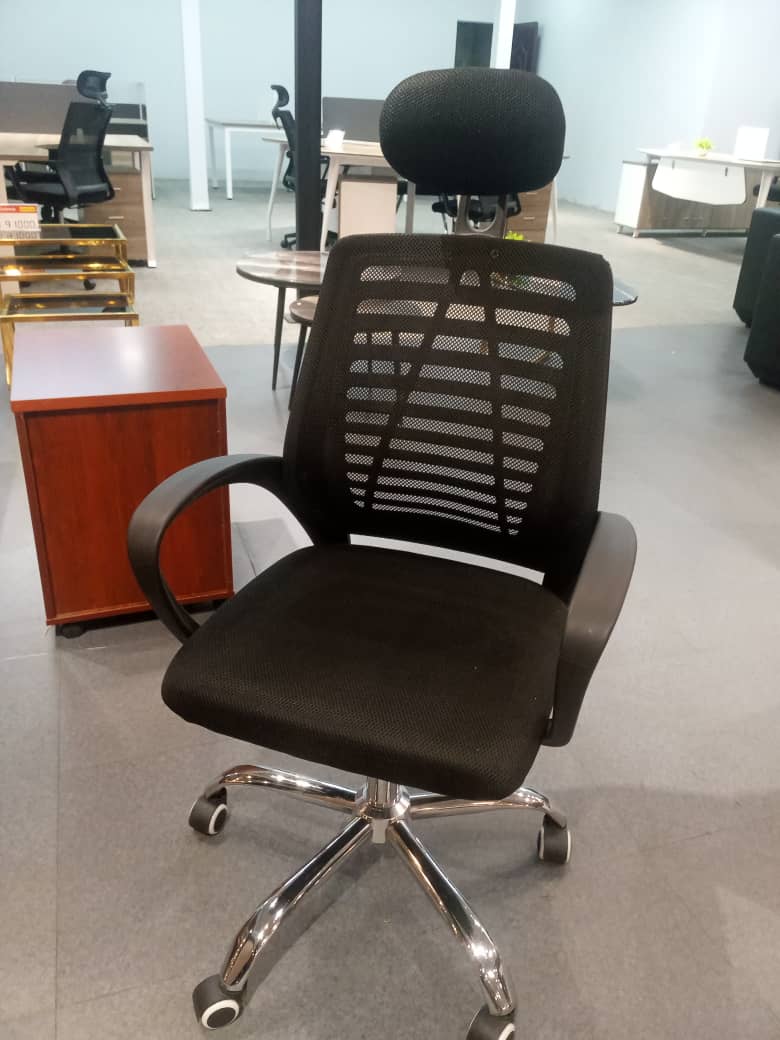 mesh executive chair with headrest
