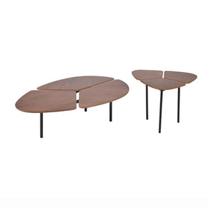 Rustic Leaf Center Table Design