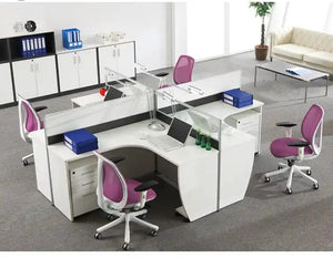 modern office 4 seater workstation