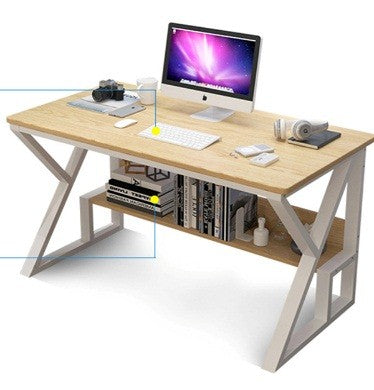bespoke office desk with metal legs