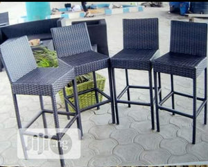 Bar stool outdoor Rattan chairs with Table