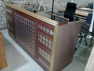 Glazed front Office Reception Desk