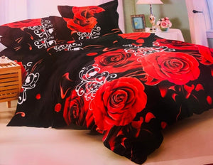 Beautiful red bold  Bedsheet and Duvet