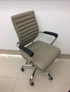 Ribbed Executive Manager Leather Chair