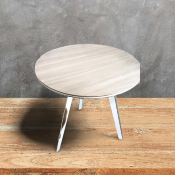 Round Meeting table with Metal Legs