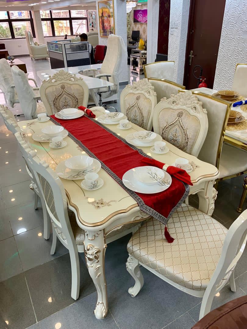Royal victorian white Dining Table Set