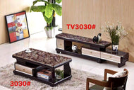 Brown Living room TV Cabinet & Center Table with Drawer