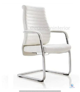 Grid Executive Visitor chair-white