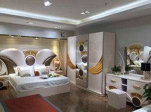 Gloss Royal Luxury Bedroom set Design