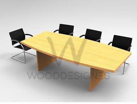 wood design conference table